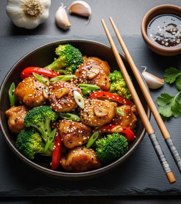 Discover the secrets to a flavorful stir-fry chicken with garlic sauce, bursting with fresh veggies and a savory-sweet Chinese-inspired sauce.