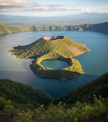 Discover the complex geology, dramatic history, and breathtaking beauty of Taal Volcano south of Manila—a unique volcano within a lake on an island.