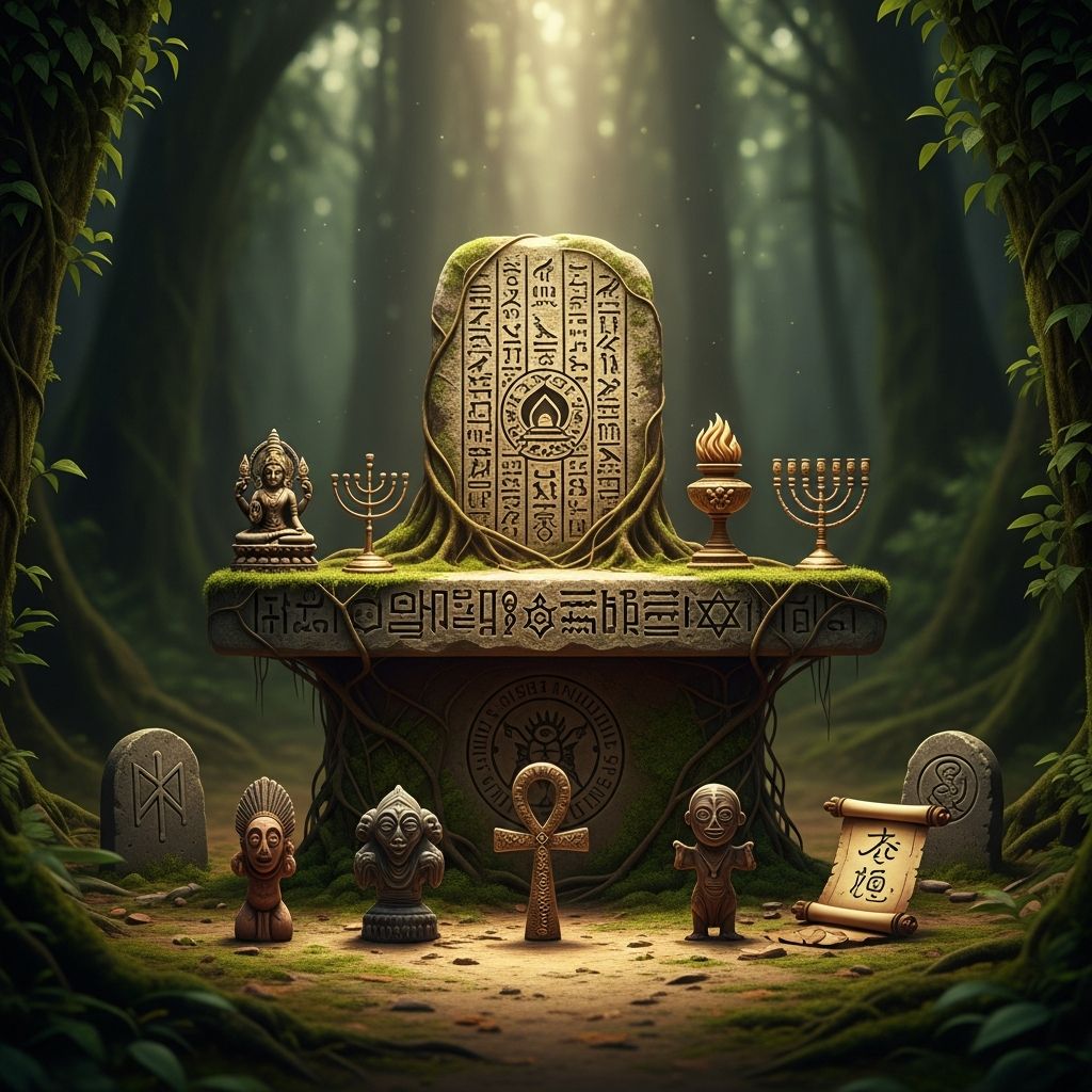 A journey through the ancient faiths that shaped civilizations, exploring beliefs, origins, and lasting cultural impact across millennia.