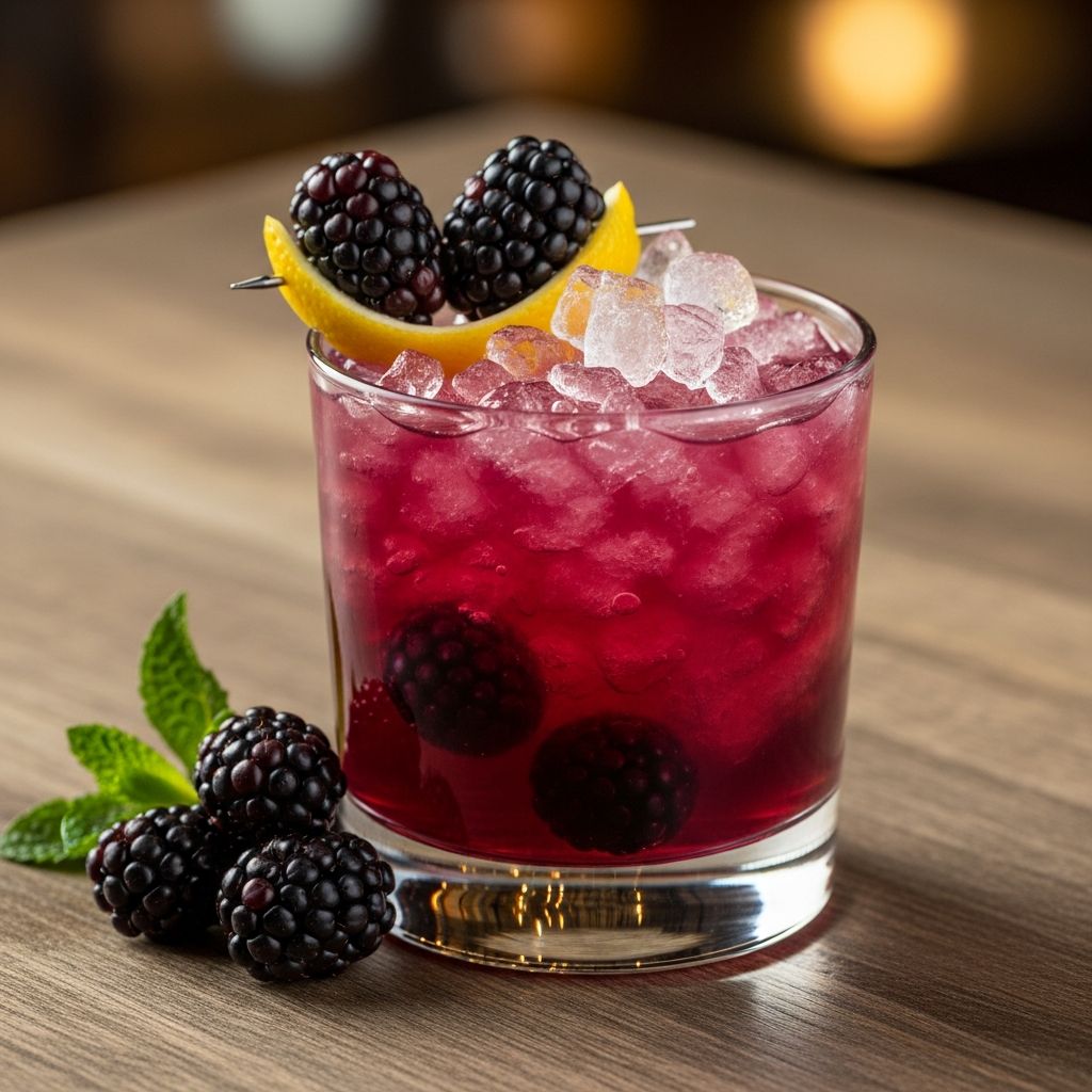 Discover the Bramble cocktail, a refreshing gin-based masterpiece inspired by blackberry picking and crafted for summer sipping.