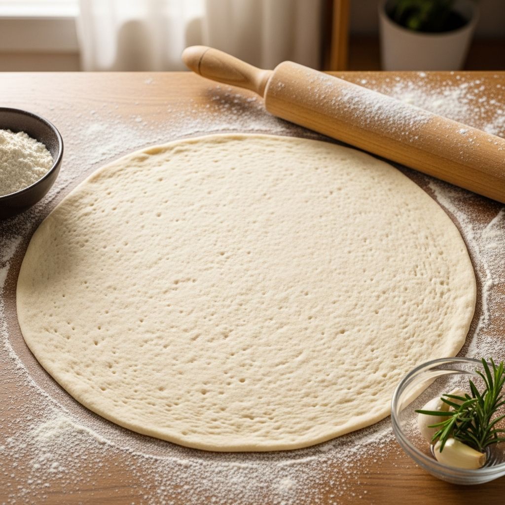 Discover how to make fast, easy, and delicious yeast-free thin crust pizza dough from scratch at home.