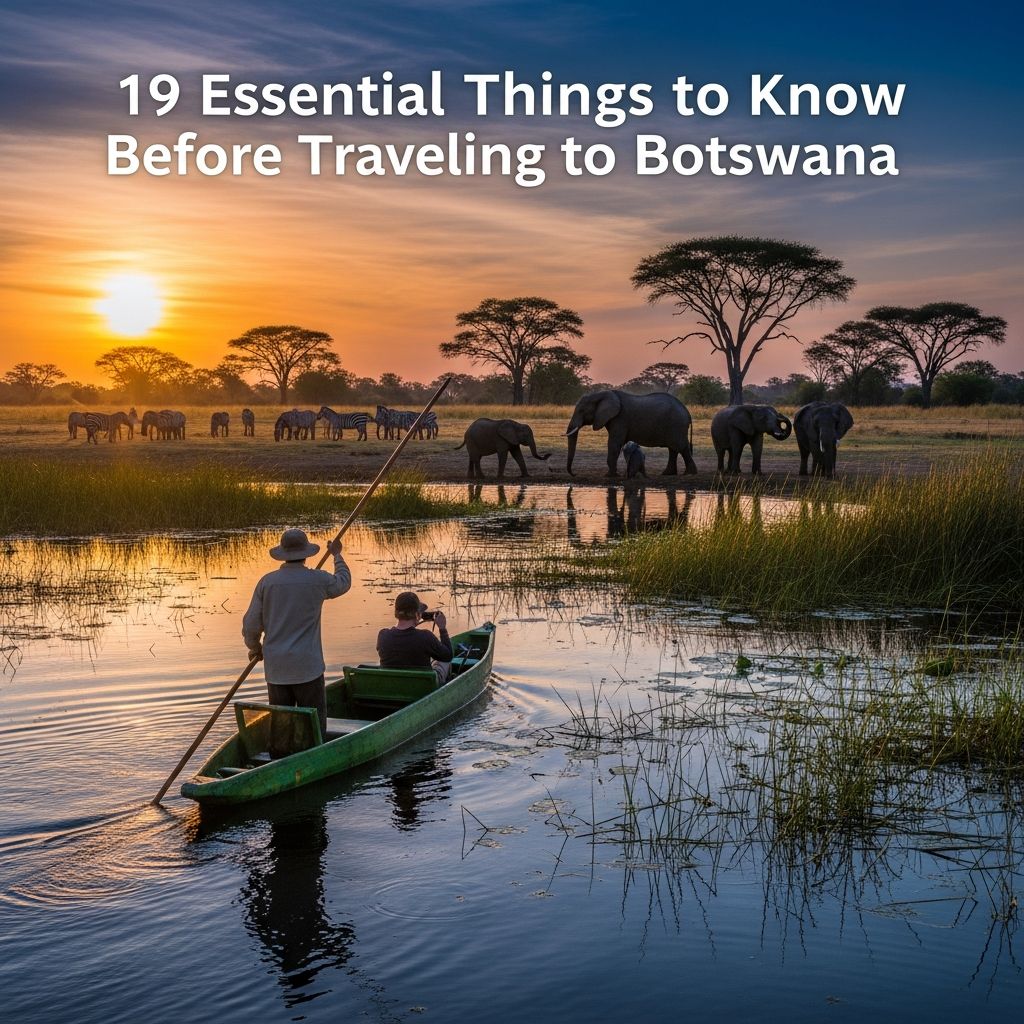 Prepare for an unforgettable Botswana adventure with these essential travel insights, from road tips to cultural etiquette and safari must-dos.