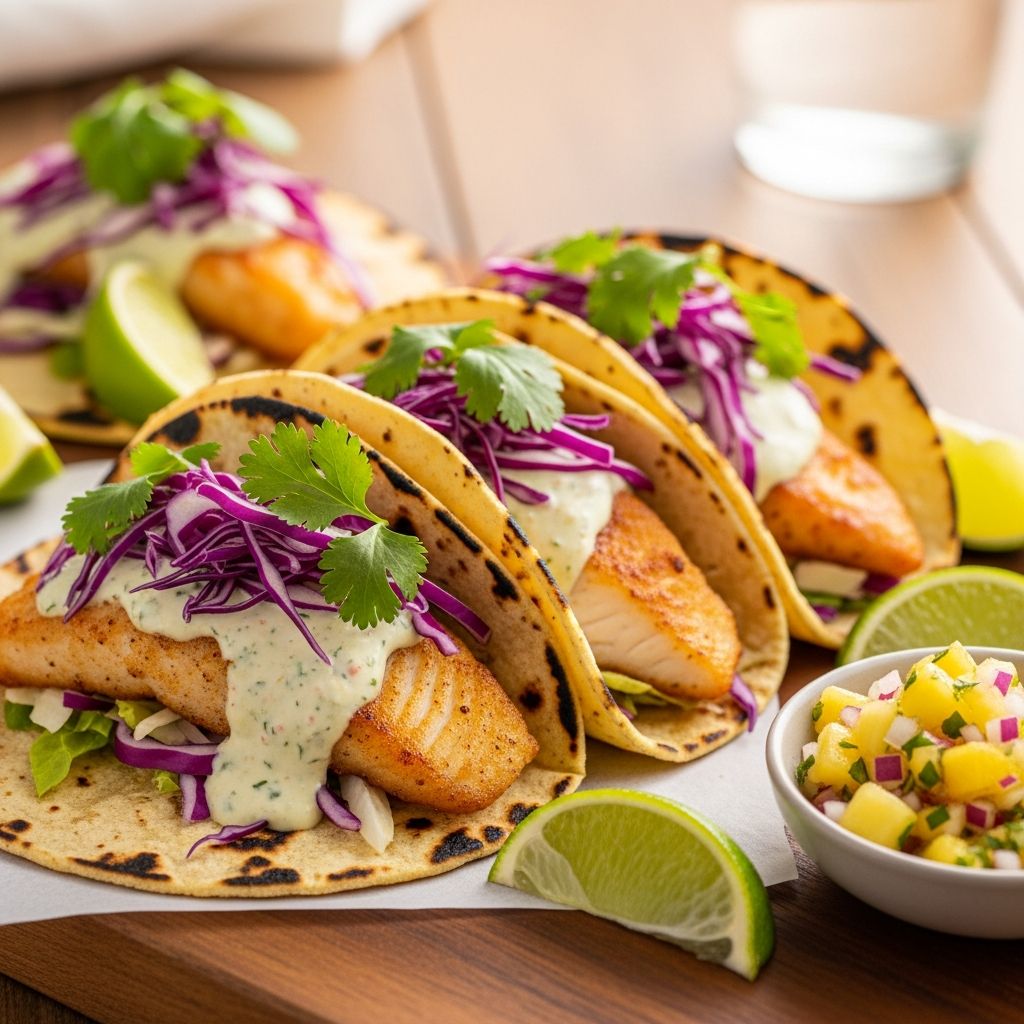 Tilapia Fish Tacos: A Flavorful Seafood Delight Discover how to make delicious tilapia fish tacos with fresh ingredients and bold flavors.