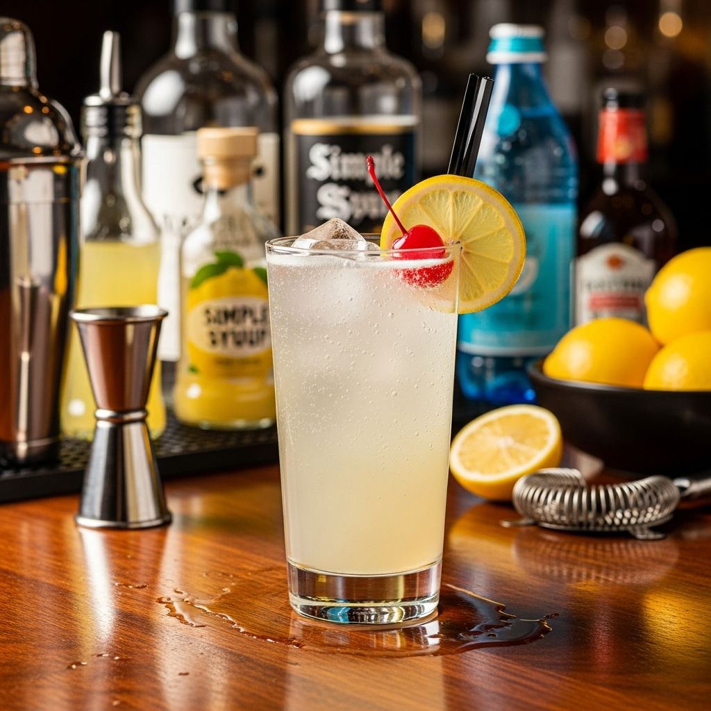 Discover the history, simple ingredients, and expert tips behind the Tom Collins—a bright, refreshing gin cocktail staple for every home bar.