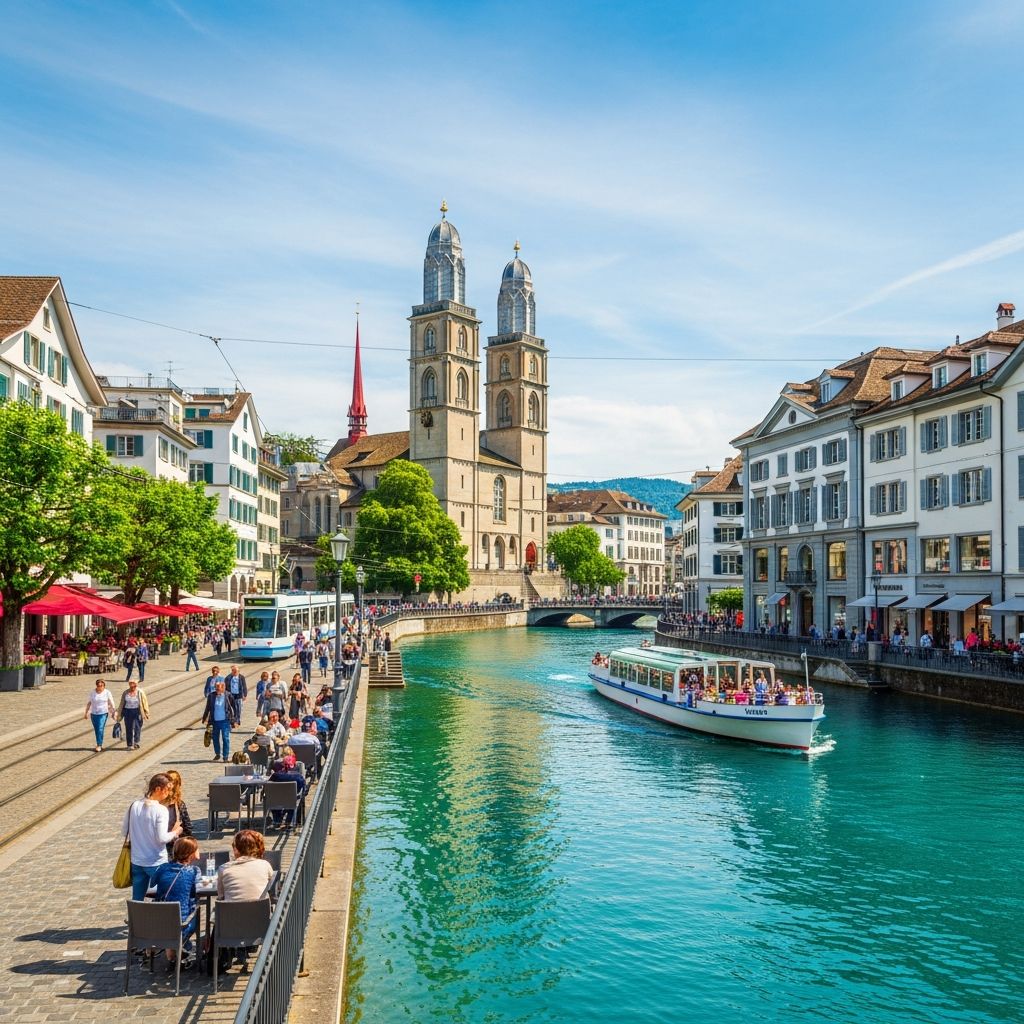 Discover Zurich’s historic heart through culture, architecture, and scenic highlights along the Limmat River and Old Town.