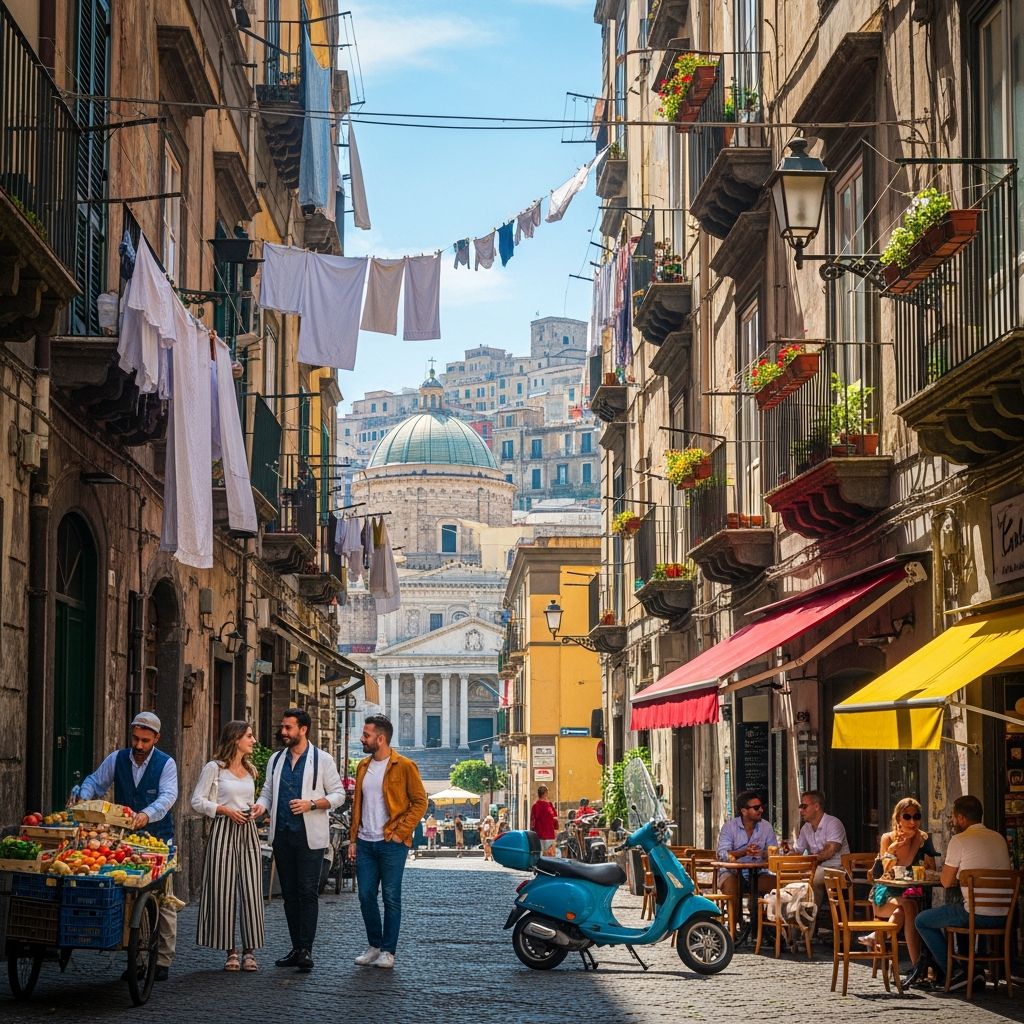 Uncover Naples' dynamic neighborhoods, historical sites, and vibrant street life with this expertly curated guide.