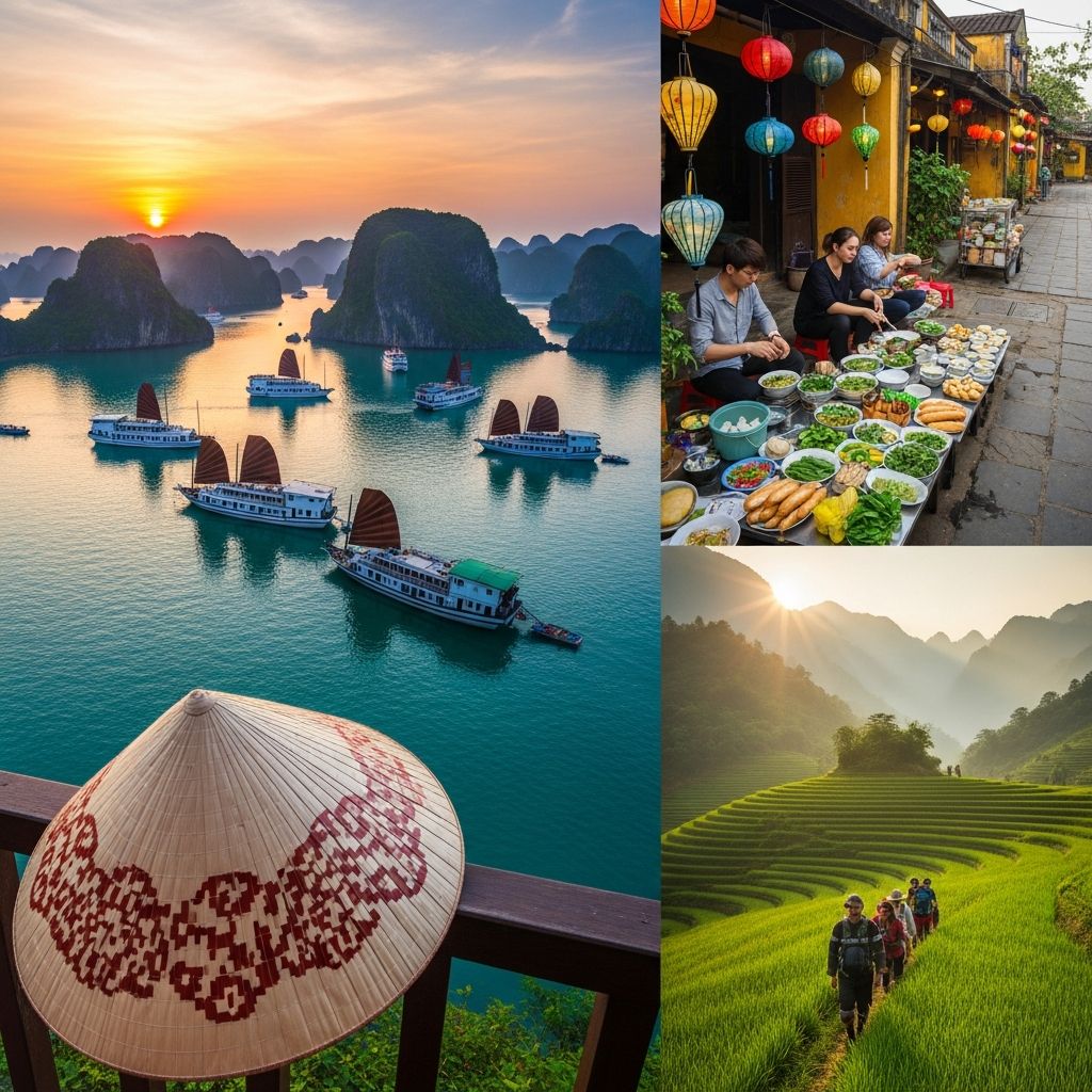 Discover breathtaking landscapes, vibrant cities, cultural treasures and outdoor adventures across Vietnam with this essential guide.
