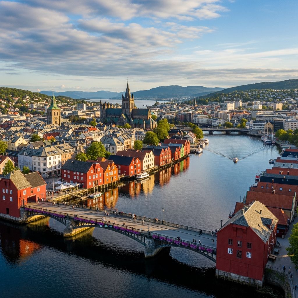 Experience the best of Trondheim: from stunning cathedrals and colorful wharves to vibrant culture, music, and local Norwegian charm.