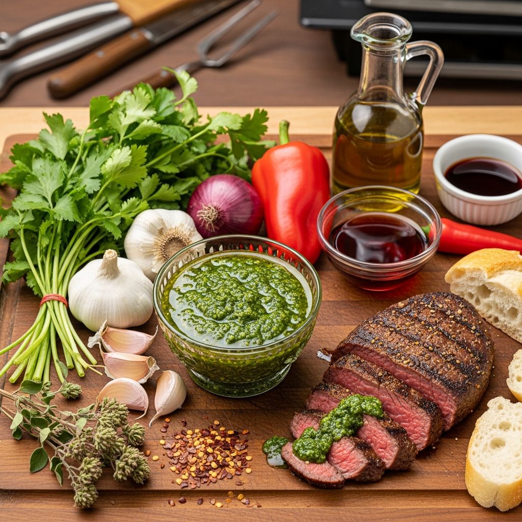 The Ultimate Guide to Chimichurri: Classic Green Sauce for Grilling Discover the essentials of making authentic chimichurri, a vibrant sauce bursting with fresh herbs, perfect for steak and more.