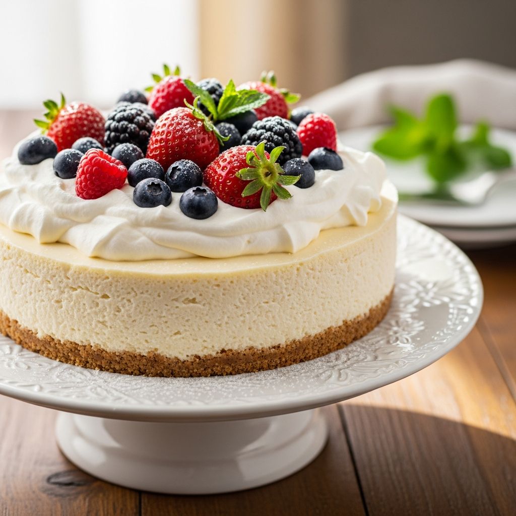 Discover the creamy delight of no-bake cheesecake—a simple, crowd-pleasing dessert perfect for any occasion.
