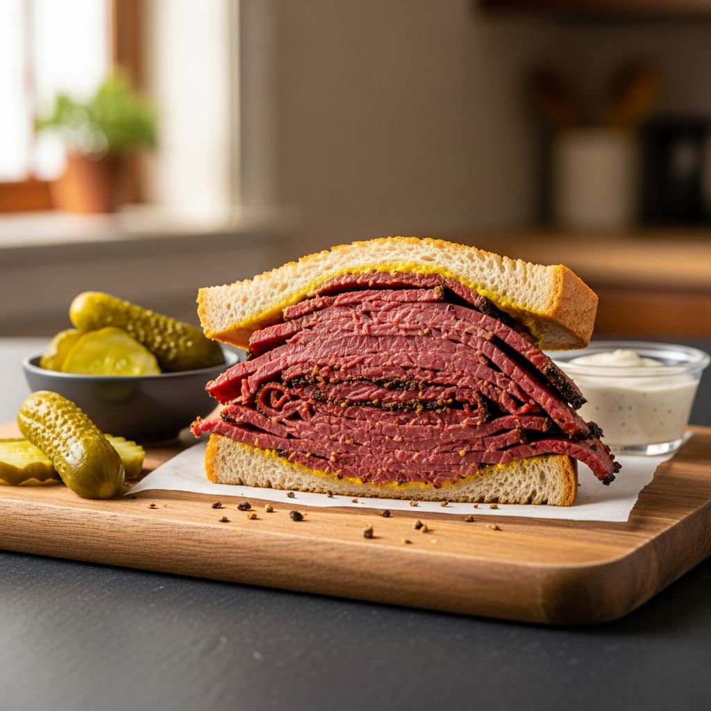 The Ultimate Pastrami Sandwich Guide: Classic NYC Deli at Home Experience the full flavor and tradition of a true New York pastrami sandwich, from bread selection to assembly techniques and expert tips.