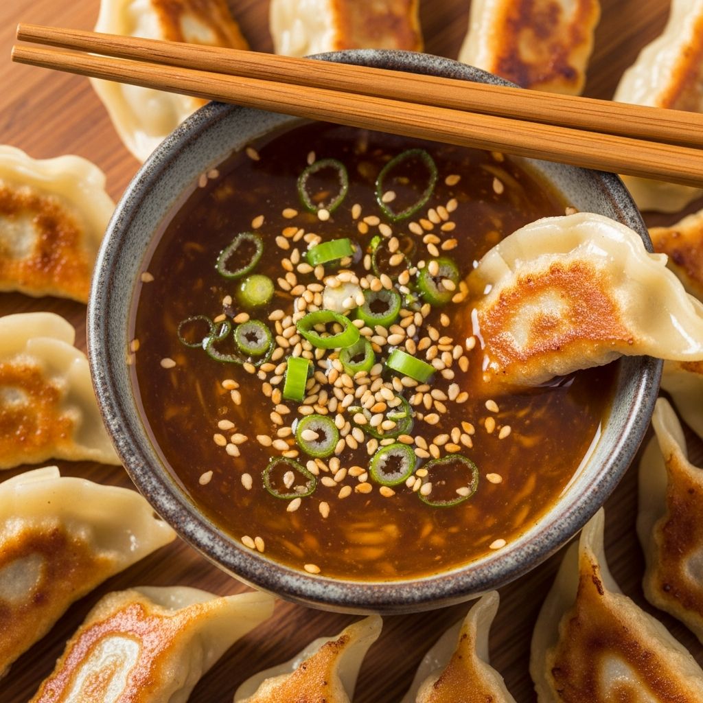 Elevate your homemade or store-bought dumplings with this vibrant, easy potsticker dipping sauce bursting with authentic flavor.