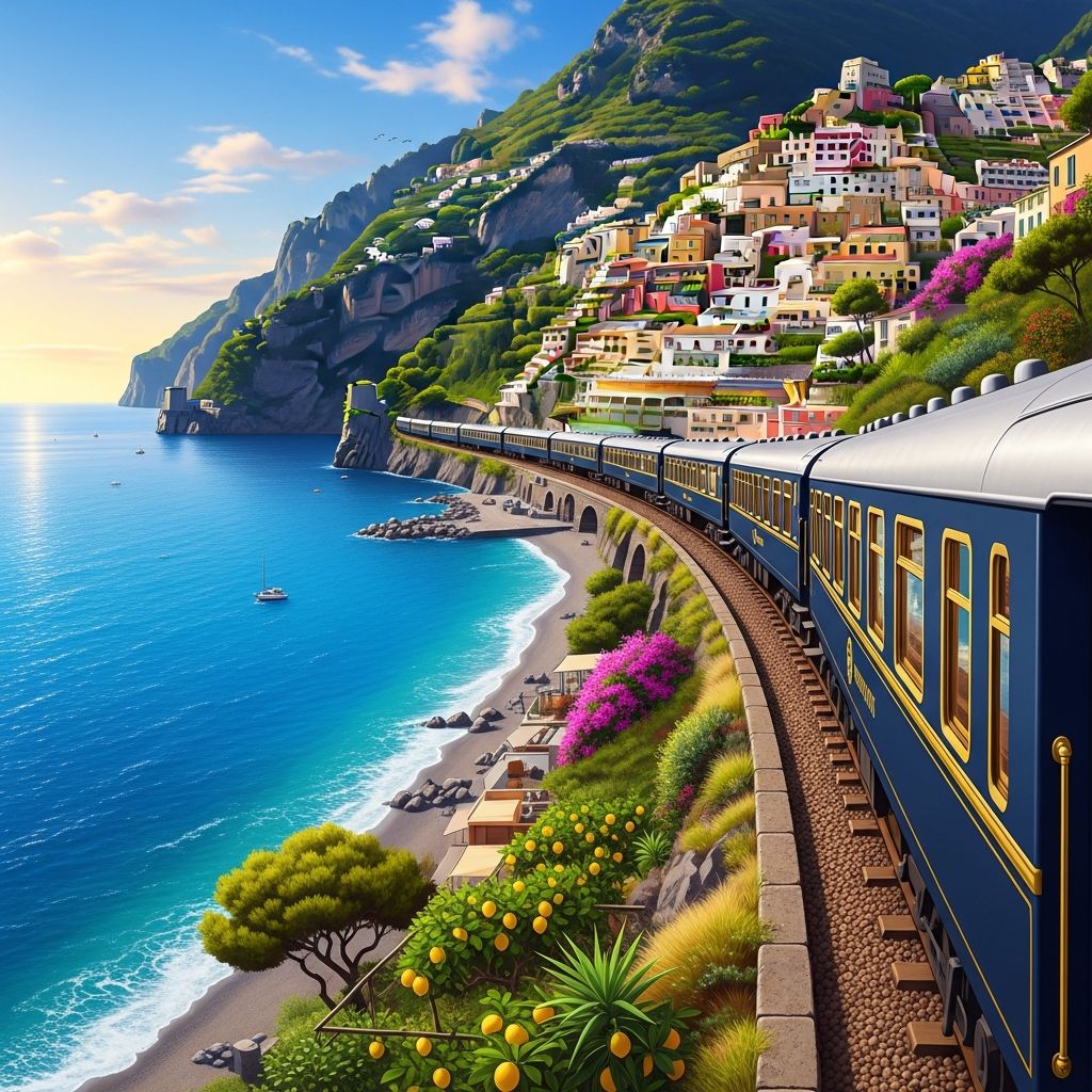 Discover the new luxury rail journey linking Paris to Italy’s iconic Amalfi Coast, complete with exclusive experiences on and off the tracks.