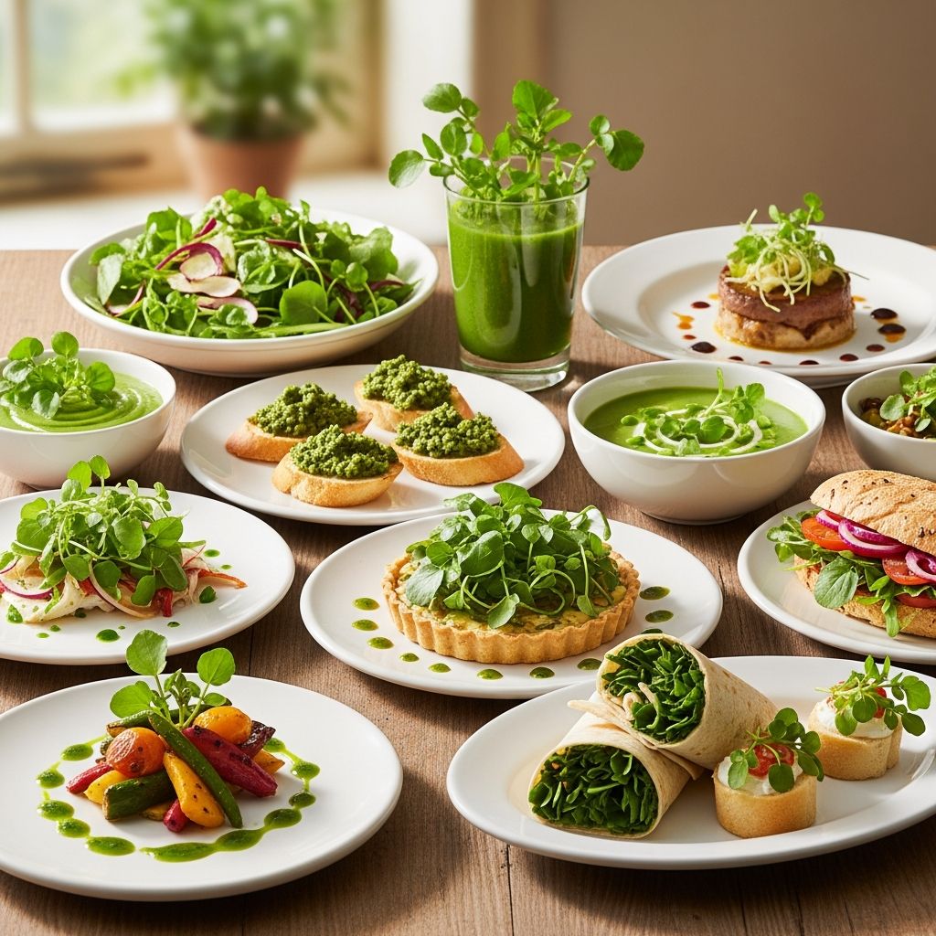 Watercress: From Superfood to Showstopper—Our Top 10 Creative Uses Peppery, vibrant, and highly versatile—discover 10 inspired ways to cook, toss, and savor watercress in your kitchen.