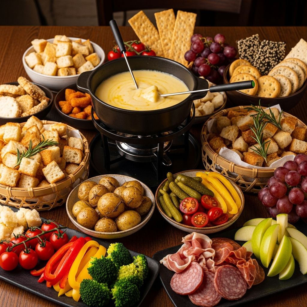 The Best Foods to Dip in Cheese Fondue: A Creative Guide Discover the most delicious pairings for cheese fondue, from classic breads to inventive fruits, vegetables, meats, and more.