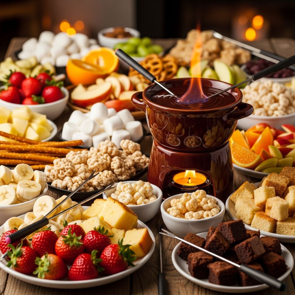 Discover the ultimate chocolate fondue experience with creative dipper ideas and expert tips for sweet and savory snacking.