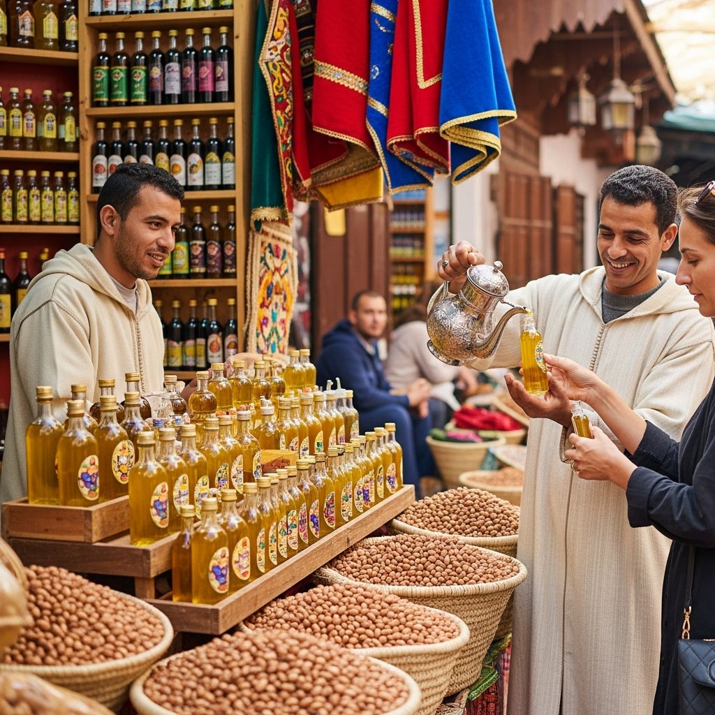 Navigate Morocco’s bustling markets and cooperatives to discover authentic argan oil and avoid common buying traps.