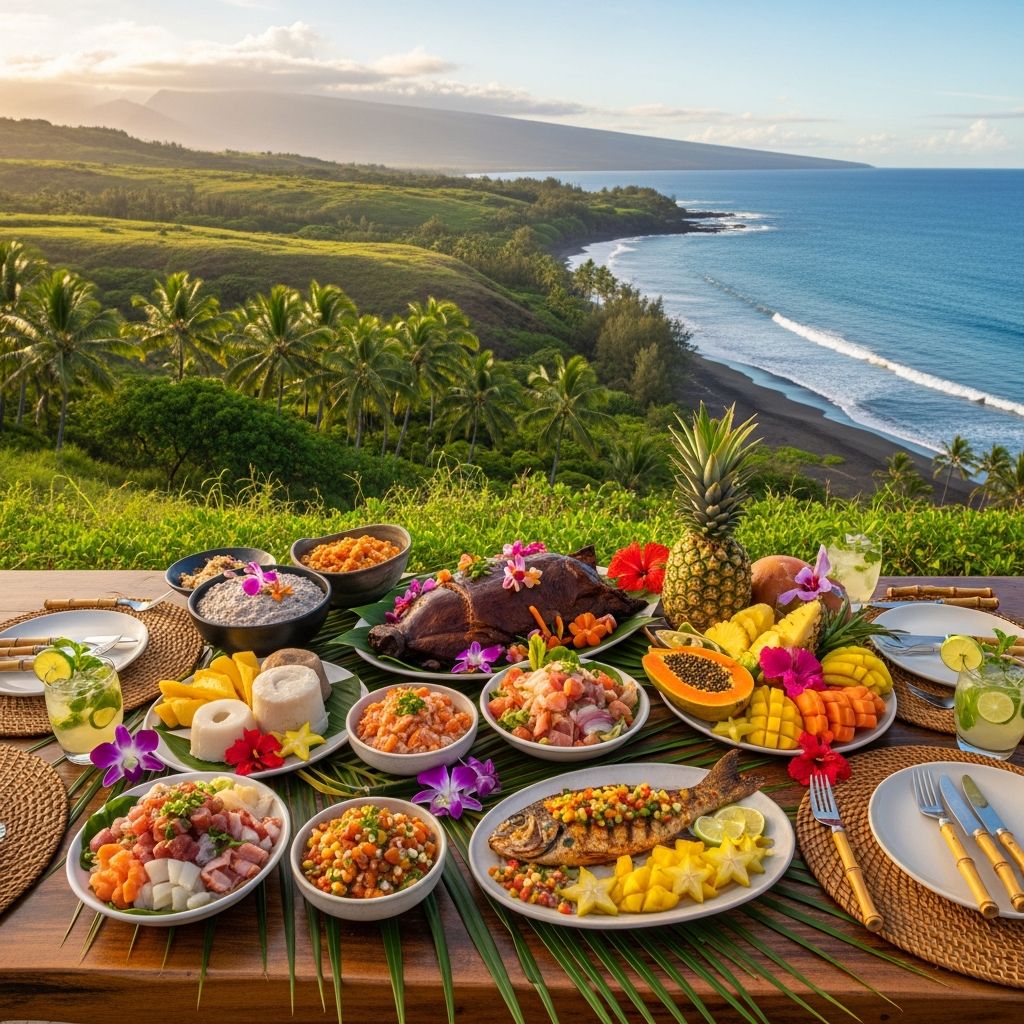 Where to Eat on the Big Island: A Local’s Culinary Guide Discover the Big Island’s vibrant food scene, from farm-to-table feasts to classic Hawaiian comfort food and hidden gems.