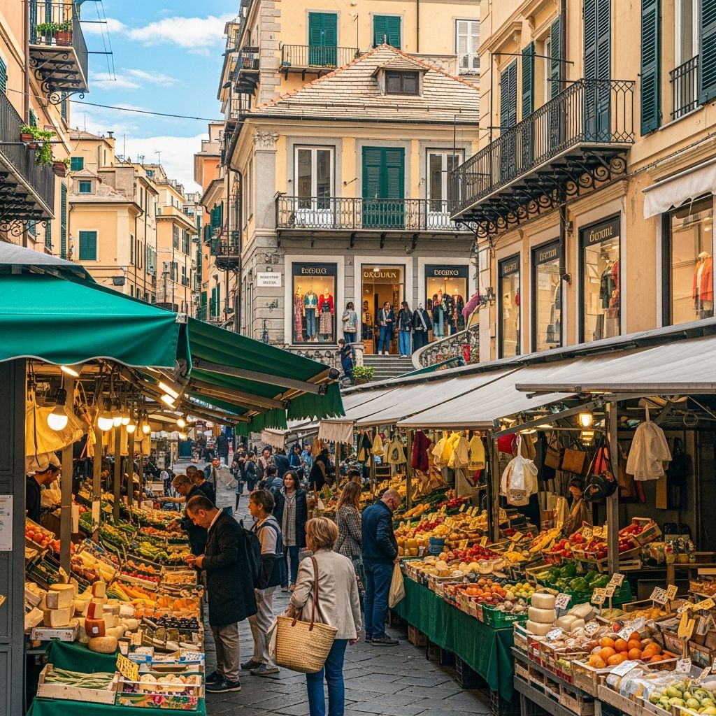 Where to Shop in Genoa: A Guide to the City’s Best Boutiques & Markets Explore Genoa’s vibrant shopping scene, from age-old artisan boutiques and gourmet markets to contemporary galleries and stylish arcades.
