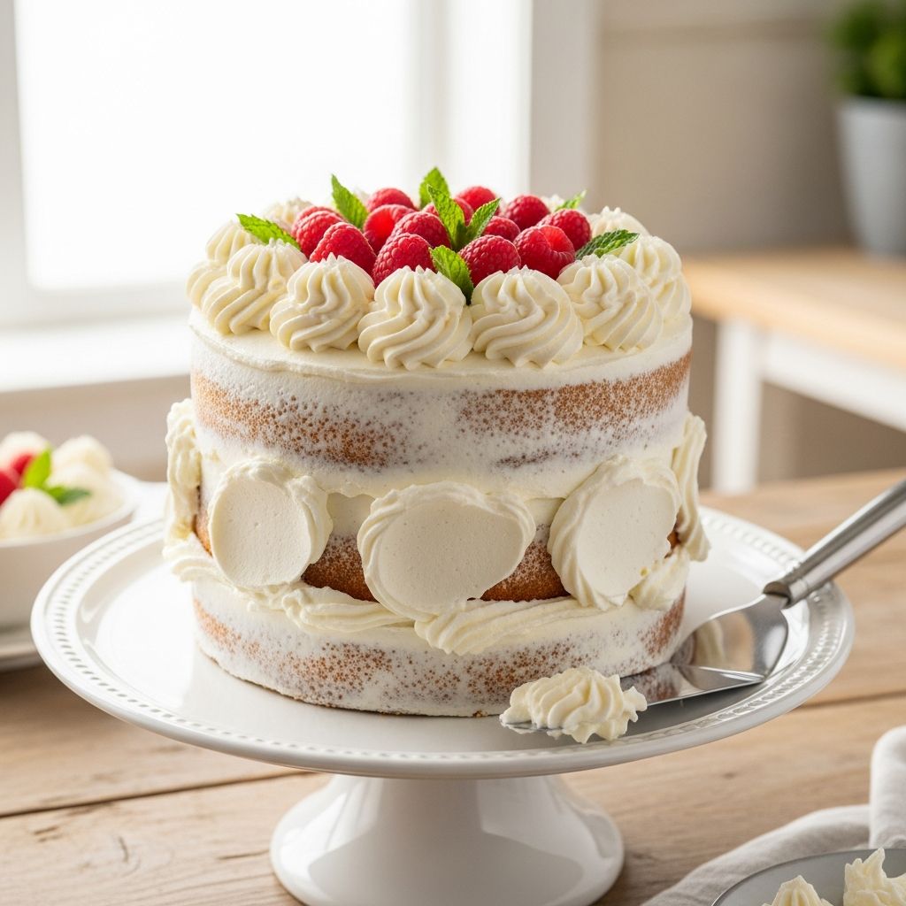 Whipped Cream Frosting: Light, Stable, and Versatile for Cakes and More Discover the secrets to airy, stabilized whipped cream frosting suitable for cakes, cupcakes, and desserts of all kinds.