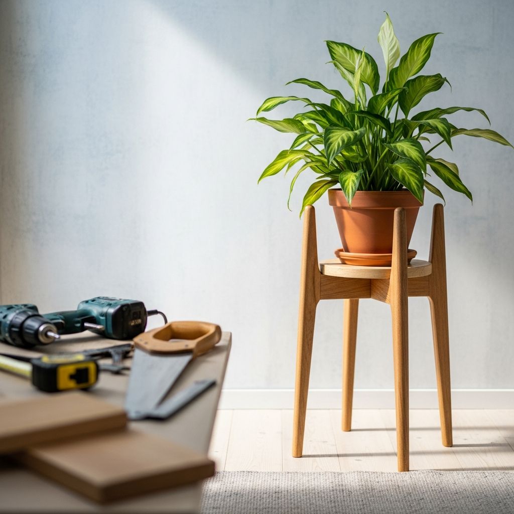 Craft a stylish mid-century wooden plant stand with this complete DIY guide – from choosing materials to troubleshooting your build.